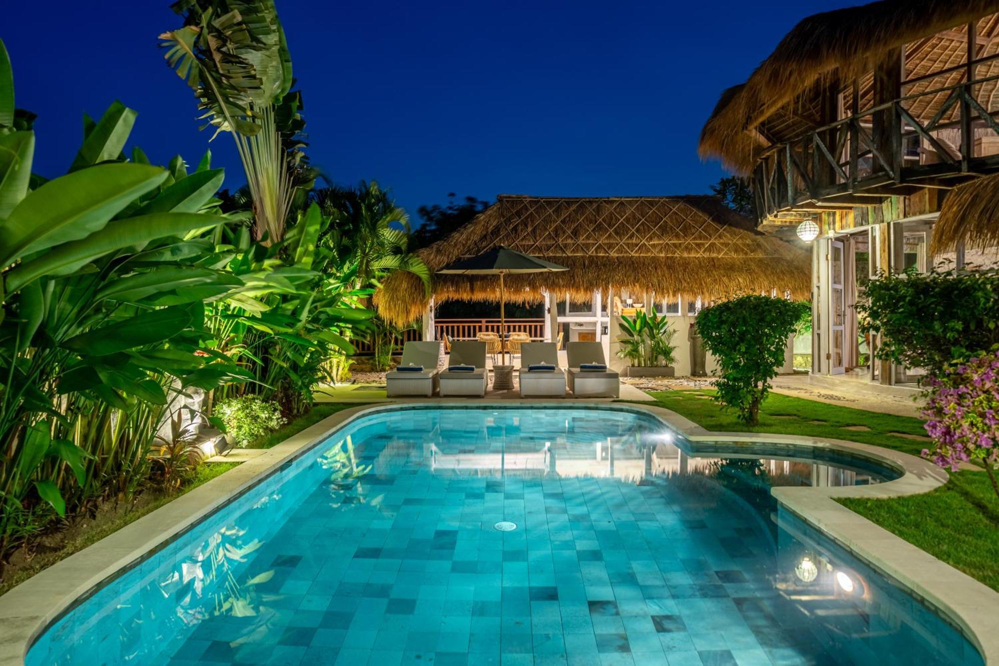 ג'ימבאראן Balangan Beach Villa Idaman Bungalows מראה חיצוני תמונה