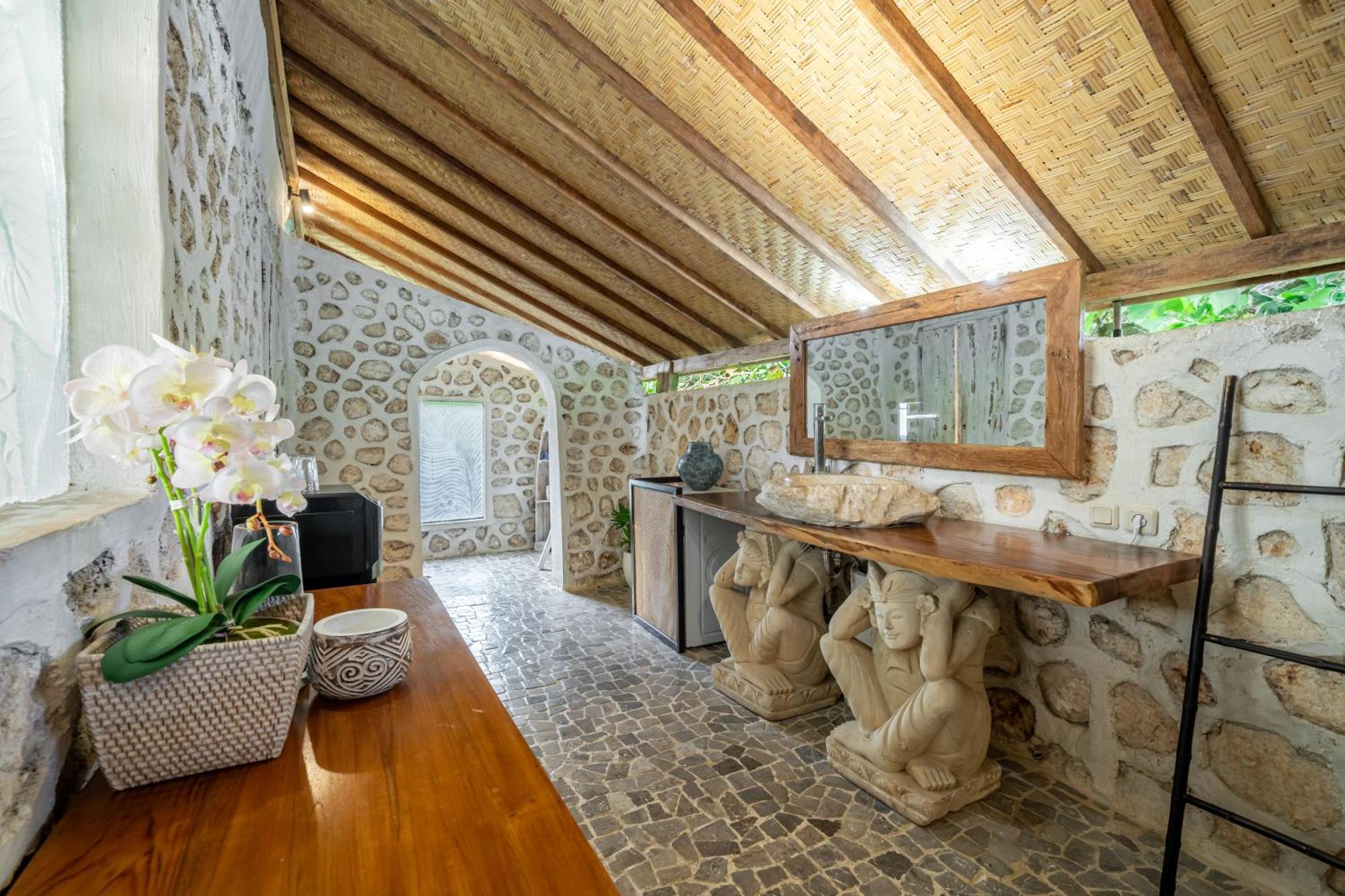 ג'ימבאראן Balangan Beach Villa Idaman Bungalows מראה חיצוני תמונה