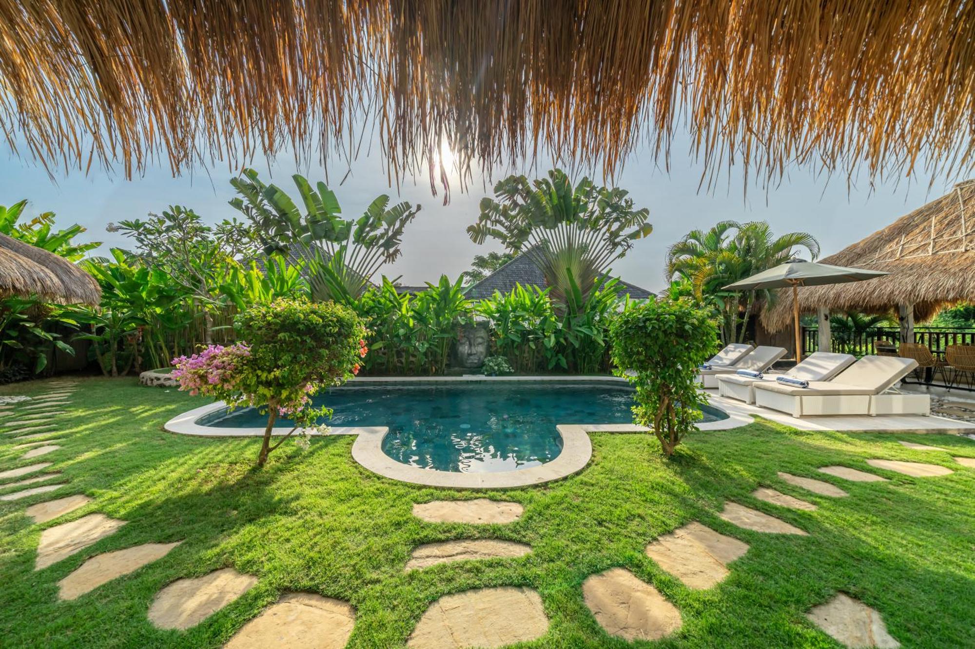 ג'ימבאראן Balangan Beach Villa Idaman Bungalows מראה חיצוני תמונה