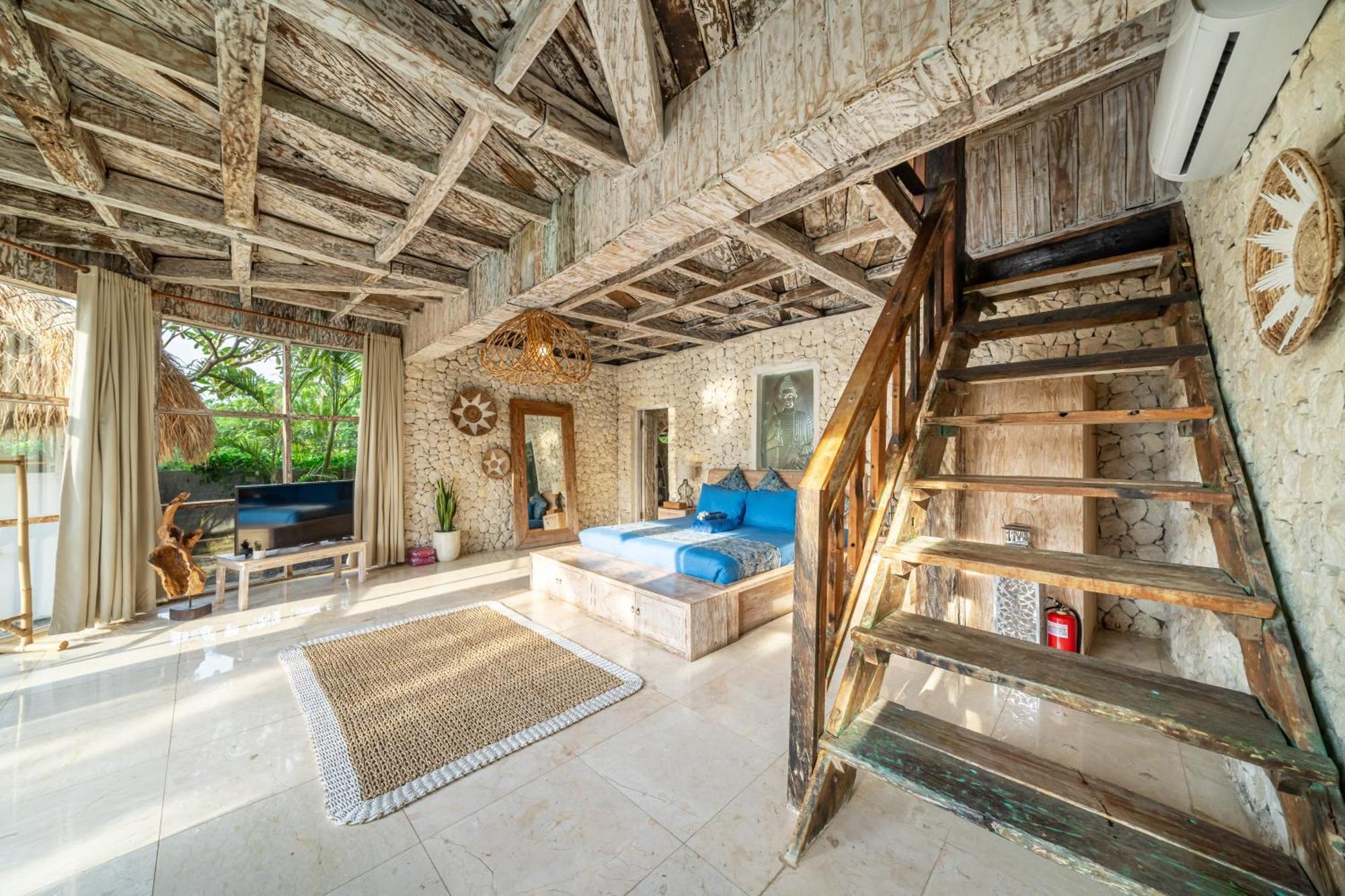 ג'ימבאראן Balangan Beach Villa Idaman Bungalows מראה חיצוני תמונה