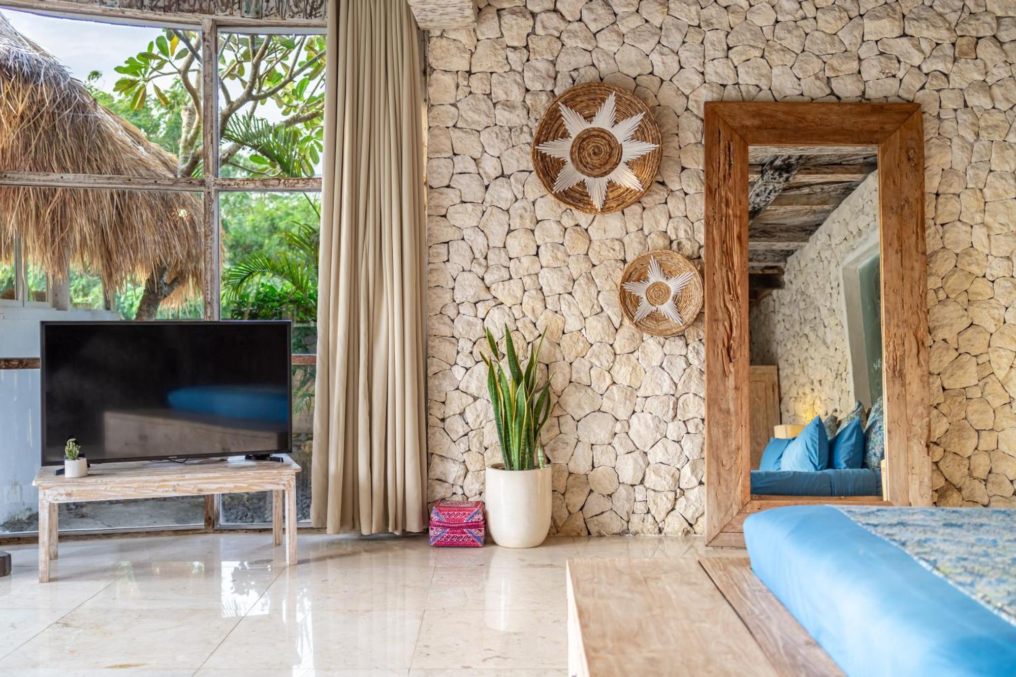 ג'ימבאראן Balangan Beach Villa Idaman Bungalows מראה חיצוני תמונה