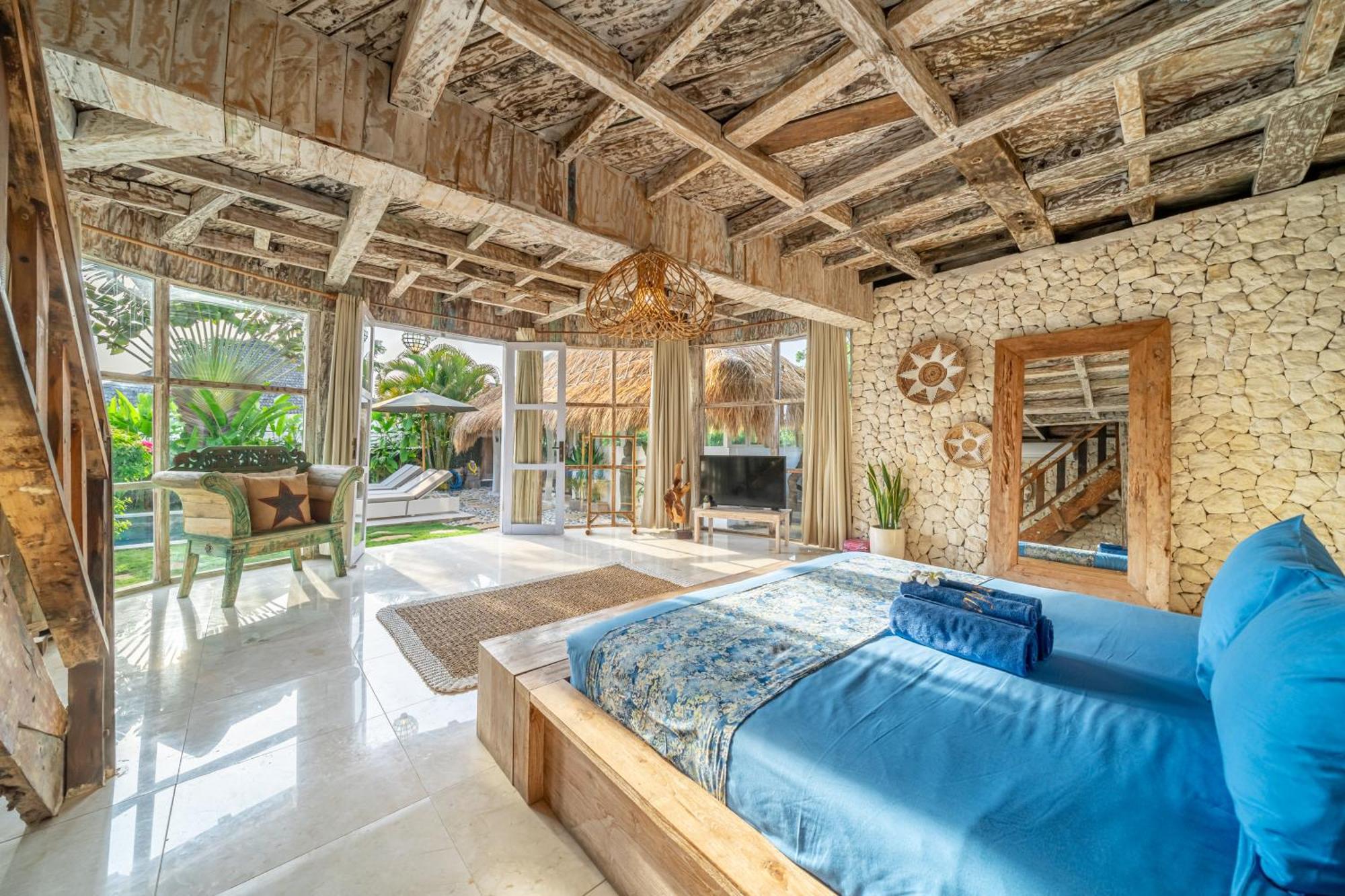 ג'ימבאראן Balangan Beach Villa Idaman Bungalows מראה חיצוני תמונה