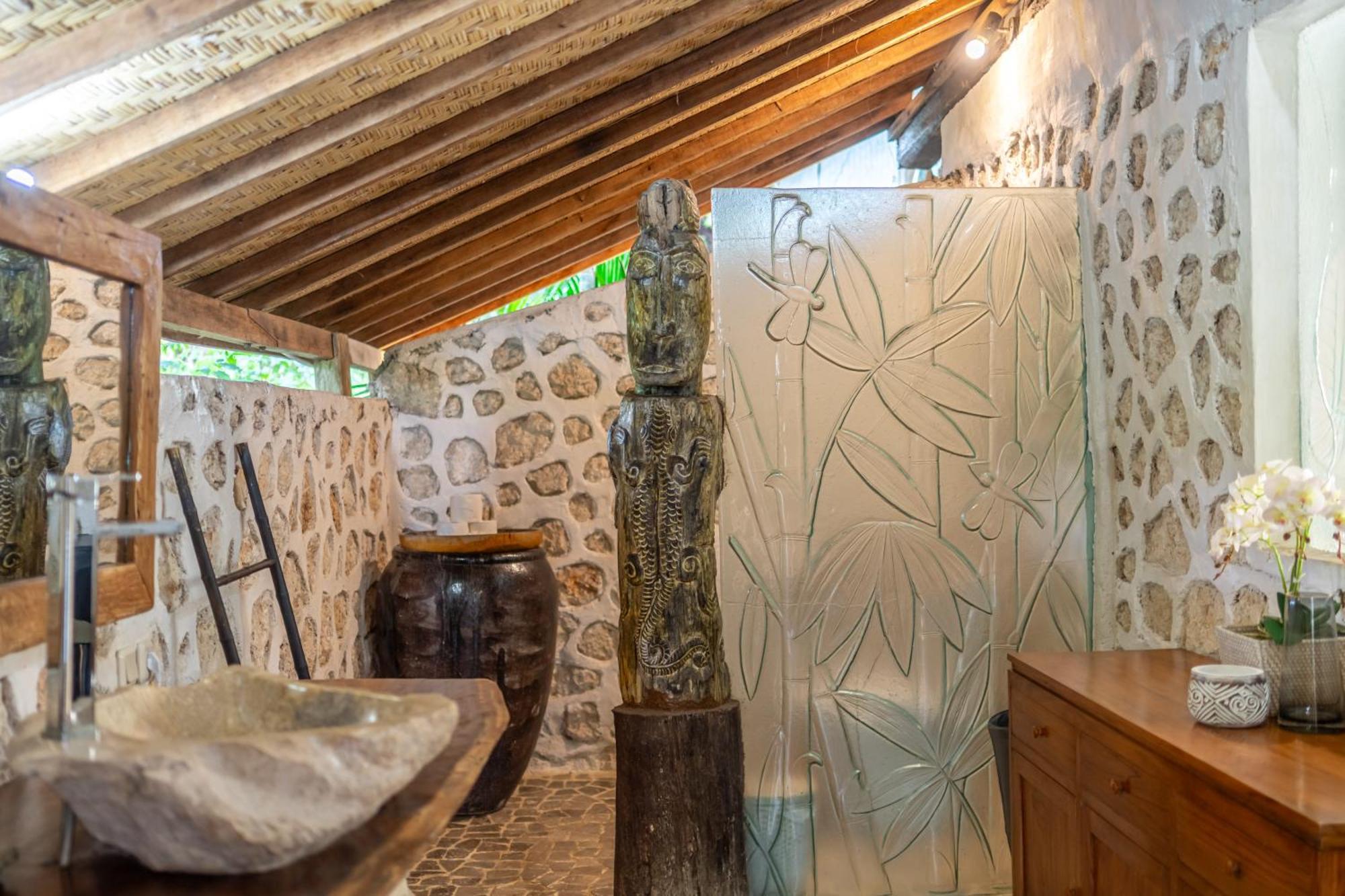 ג'ימבאראן Balangan Beach Villa Idaman Bungalows מראה חיצוני תמונה