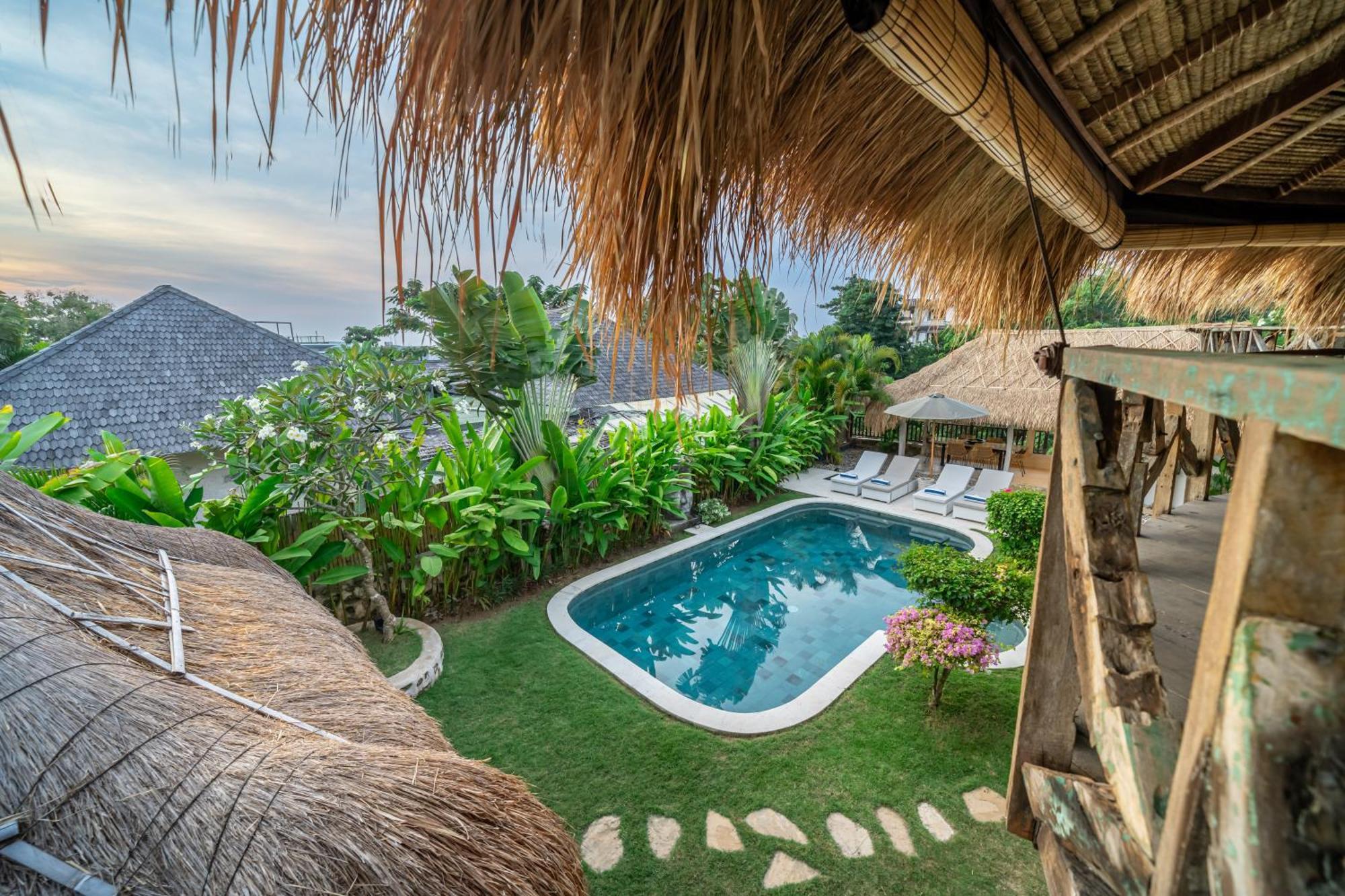 ג'ימבאראן Balangan Beach Villa Idaman Bungalows מראה חיצוני תמונה