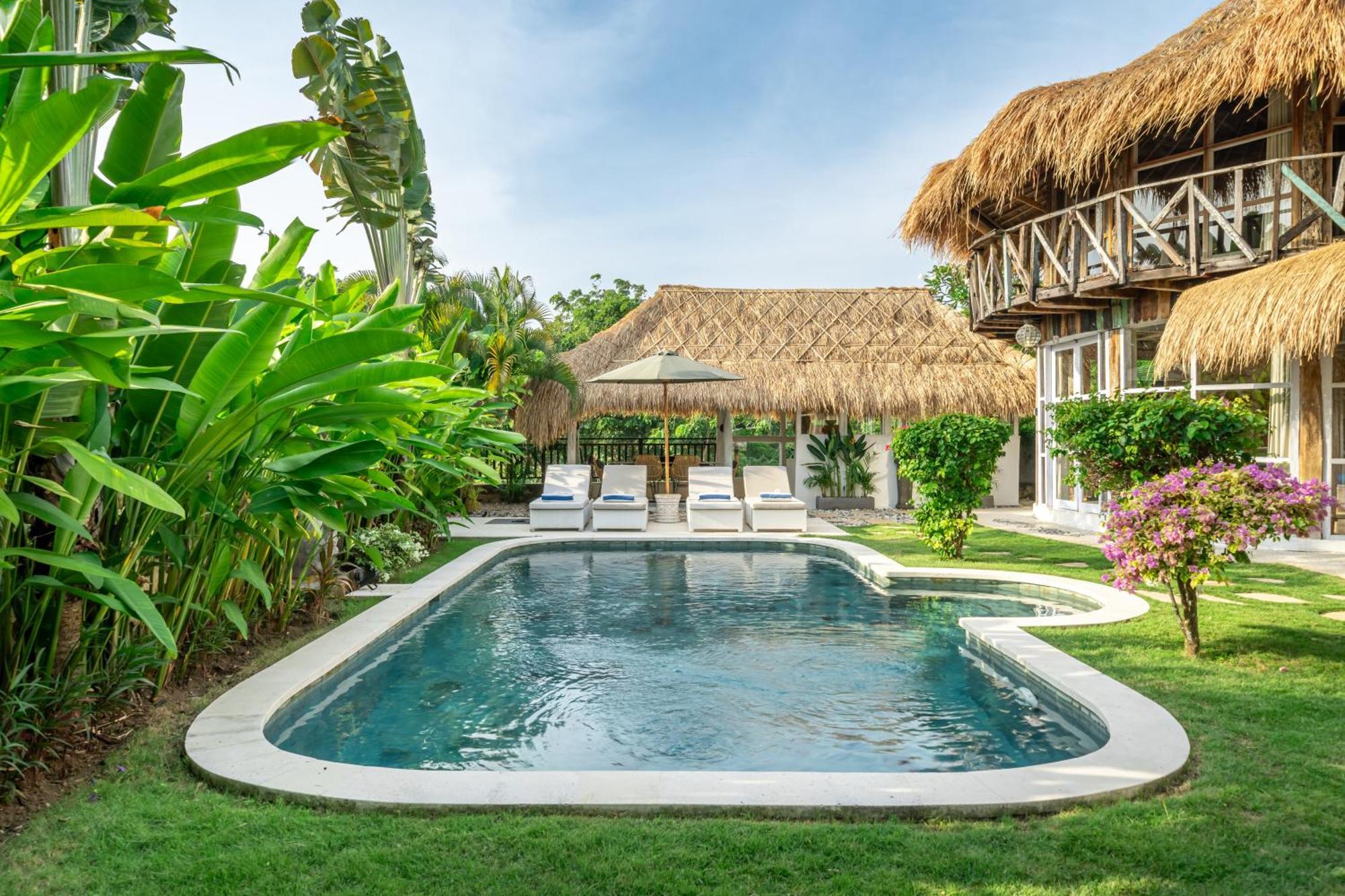 ג'ימבאראן Balangan Beach Villa Idaman Bungalows מראה חיצוני תמונה