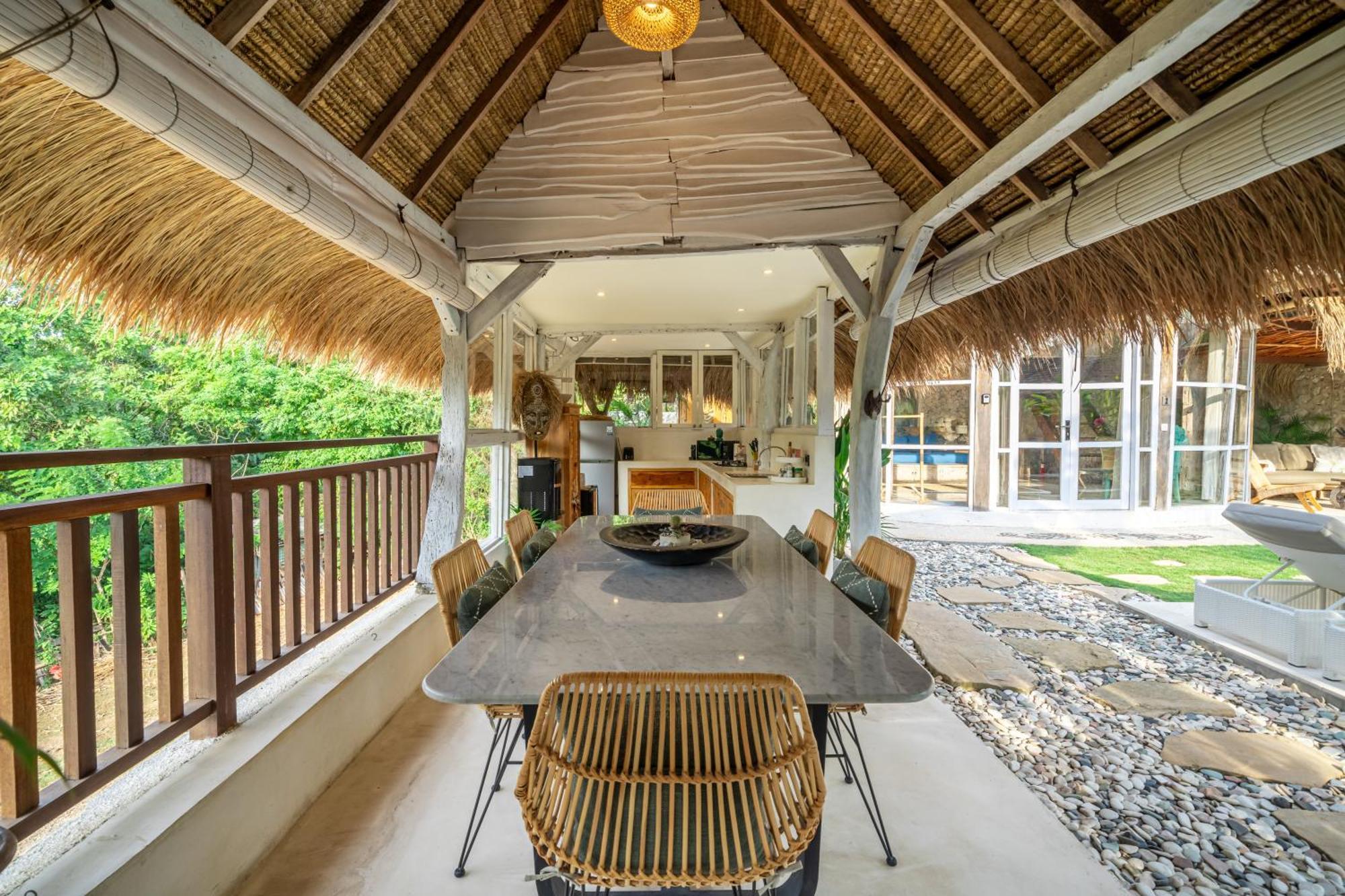 ג'ימבאראן Balangan Beach Villa Idaman Bungalows מראה חיצוני תמונה