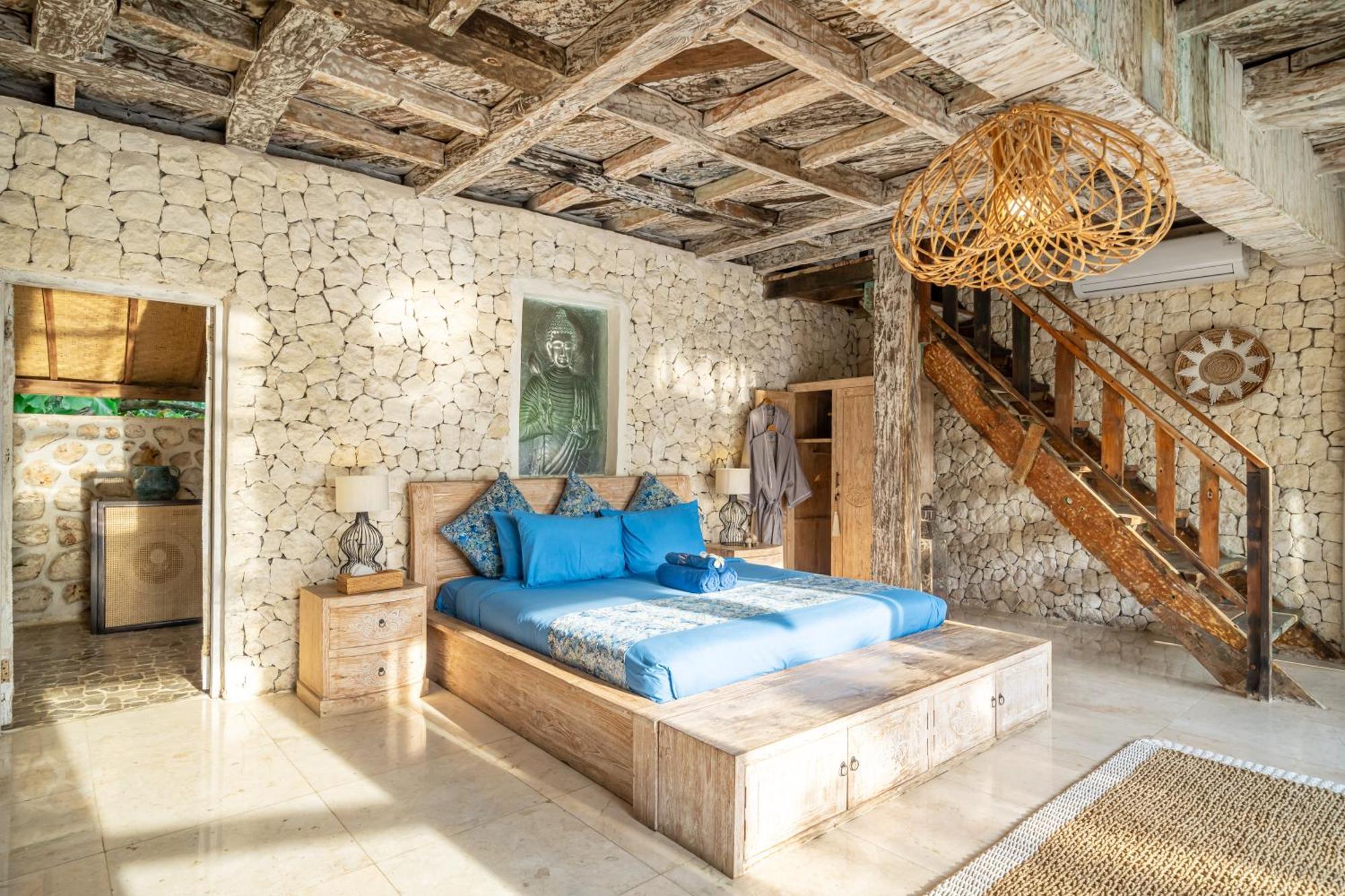 ג'ימבאראן Balangan Beach Villa Idaman Bungalows מראה חיצוני תמונה