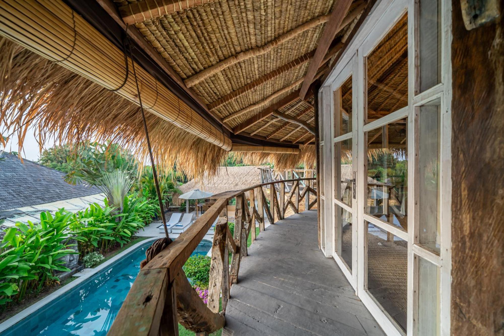 ג'ימבאראן Balangan Beach Villa Idaman Bungalows מראה חיצוני תמונה