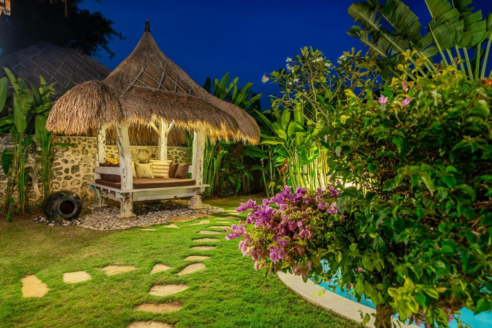 ג'ימבאראן Balangan Beach Villa Idaman Bungalows מראה חיצוני תמונה